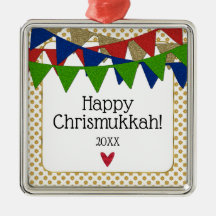 Happy Chrismukkah Kerstmis en Hanukkah