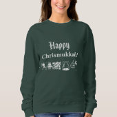 Happy Chrismukkah met foto's Trui (Voorkant)
