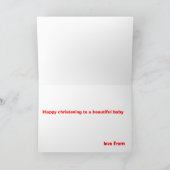 Happy Christening Kaart (Binnen)