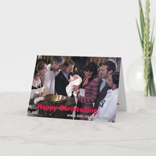 Happy Christening Kaart (Voorkant)