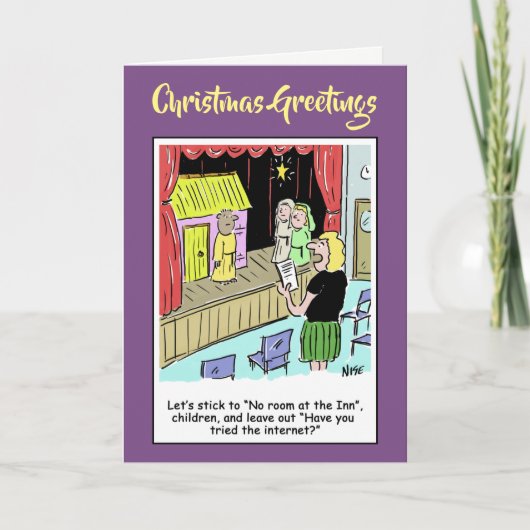 Happy Christm-leraar kerstfeest Feestdagen Kaart (Voorkant)