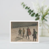 Happy Christmas Band met instrumenten Briefkaart (Staand voorkant)