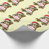 Happy Christmas-Beer Cadeaupapier (Hoek)