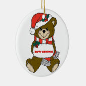 Happy Christmas-Beer Keramisch Ornament (Rechts)
