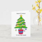 Happy Christmas Bingo Buddy Kaart (Gele Bloem)