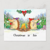 Happy Christmas briefkaart (Voorkant)