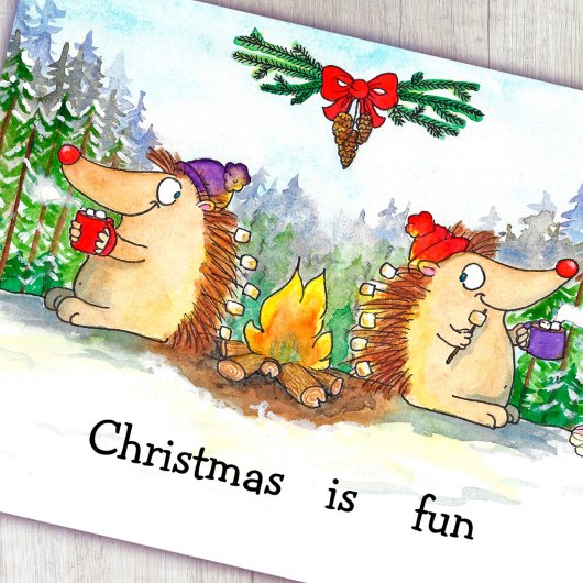 Happy Christmas briefkaart