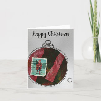 Happy Christmas Card - hand drawn ornament 2020-5 Bedankkaart