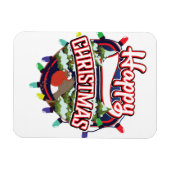 Happy Christmas cartoon logo Magneet (Horizontaal)