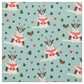 Happy Christmas Cats - Xmas Stof (Swatch)