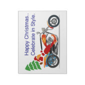 HAPPY CHRISTMAS, CELEBRAAT IN STIJL NOTITIEBLOK (Linkerzijde)