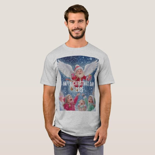 Happy Christmas Day 2025 T-shirt (Voorkant volledig)
