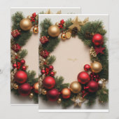 HAPPY CHRISTMAS DAY KAART (Voorkant / Achterkant)