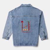 Happy Christmas Denim Jacket (Achterkant)