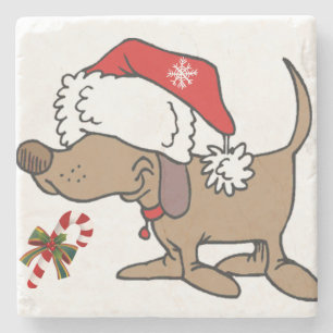 **HAPPY CHRISTMAS DOGGY* ONDERZETTER