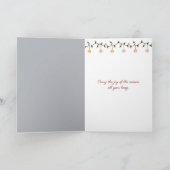 Happy Christmas Duitse herder Feestdagen Kaart (Binnen)