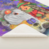 Happy Christmas Gnome Baby Sherpa Deken (3/4)