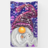 Happy Christmas Gnome Banner (Verticaal)