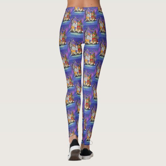 Happy Christmas Gnome Leggings (Achterkant)