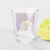 Happy Christmas Gnome Shot Glass Glas (Achterkant)