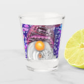 Happy Christmas Gnome Shot Glass Shot Glas (Voorkant)
