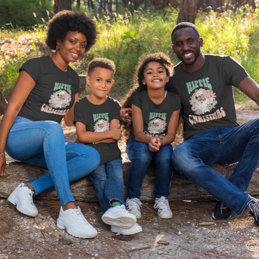 Happy Christmas Hippie Kerstmis T-shirt