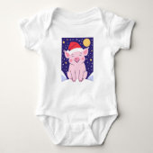 Happy Christmas Knorretje met Kerstmuts Romper (Voorkant)