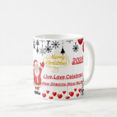 Happy Christmas Mug – Festive Holiday Coffee Cup Koffiemok (Voorkant rechts)