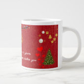 Happy Christmas & New Year Mug Grote Koffiekop (Rechts)