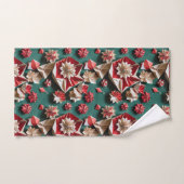Happy Christmas origami handwerk11 - Handdoek (Handdoek)