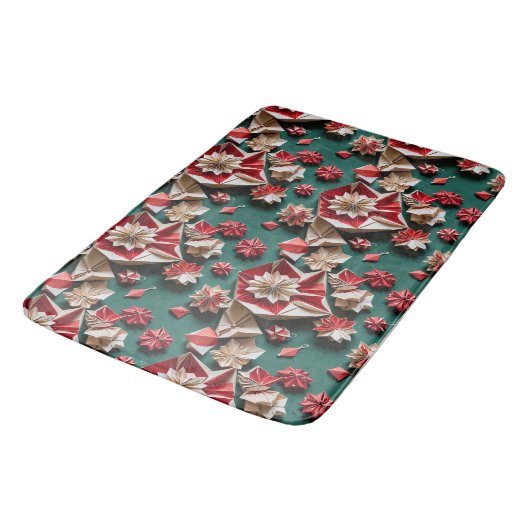 Happy Christmas origami handwerk 11 - Bath Mat (Gekanteld)