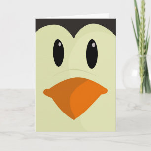 Happy Christmas Penguin Card - Vrolijk Kerstfeest Feestdagen Kaart