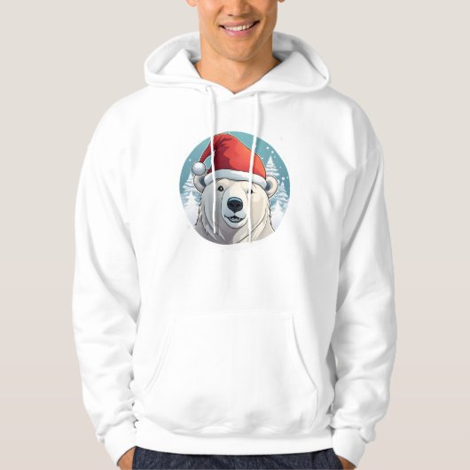Happy Christmas Polar Beer Hoodie (Voorkant)