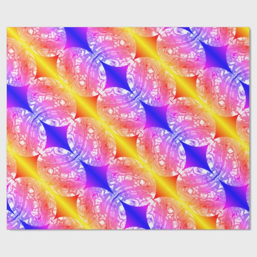 Happy Christmas pretty bubbles Cadeaupapier (Vlak)