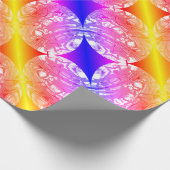 Happy Christmas pretty bubbles Cadeaupapier (Hoek)