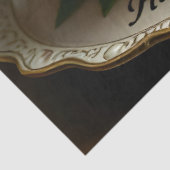 Happy Christmas Rose Flowers Bouquet Decoupage  Tissuepapier (Detail)