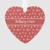 Happy Christmas Santa Claus Heart Acryl Ornament (achterkant)