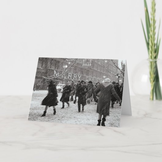 Happy Christmas Shopping! Feestdagen Kaart (Voorkant)