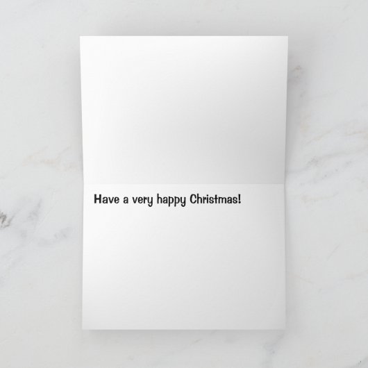 Happy Christmas Snails Feestdagen Kaart (Binnen)