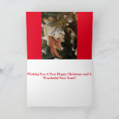 Happy Christmas Soft Speelgoed Puppy Kaart (Binnen)