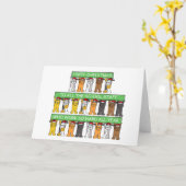 Happy Christmas to All the School Staff Kaart (Gele Bloem)