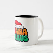 Happy Christmas Two-Tone Coffee Mok (Voorkant rechts)