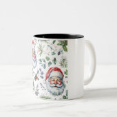 Happy Christmas Two-Tone Coffee Mok (Voorkant rechts)