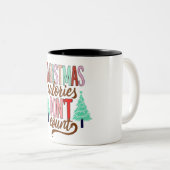 Happy Christmas Two-Tone Coffee Mok (Voorkant rechts)
