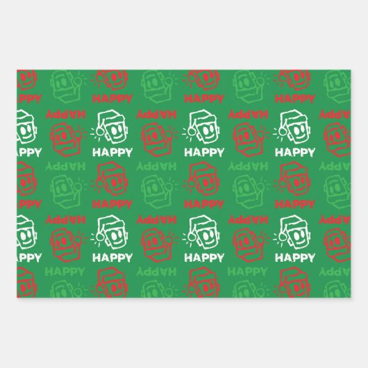 HAPPY Christmas Variety Wrapping Paper (Voorkant 2)