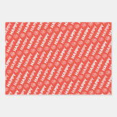 HAPPY Christmas Variety Wrapping Paper (Voorkant)