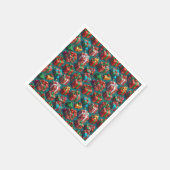 Happy Christmas verpakte geschenken 10 - Papieren  Servet (Hoek)