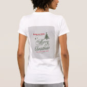 Happy Christmes T Shirt (Achterkant)