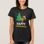 Happy Christmukkah Jewish Kerstkerst Hanukkah Chan T-shirt<br><div class="desc">Happy Christmukkah Joodse Kerst Chanoeka Chanoeka Gift 1</div>