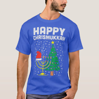 Happy Christmukkah Jewish Kerstkerst Hanukkah Chan T-shirt